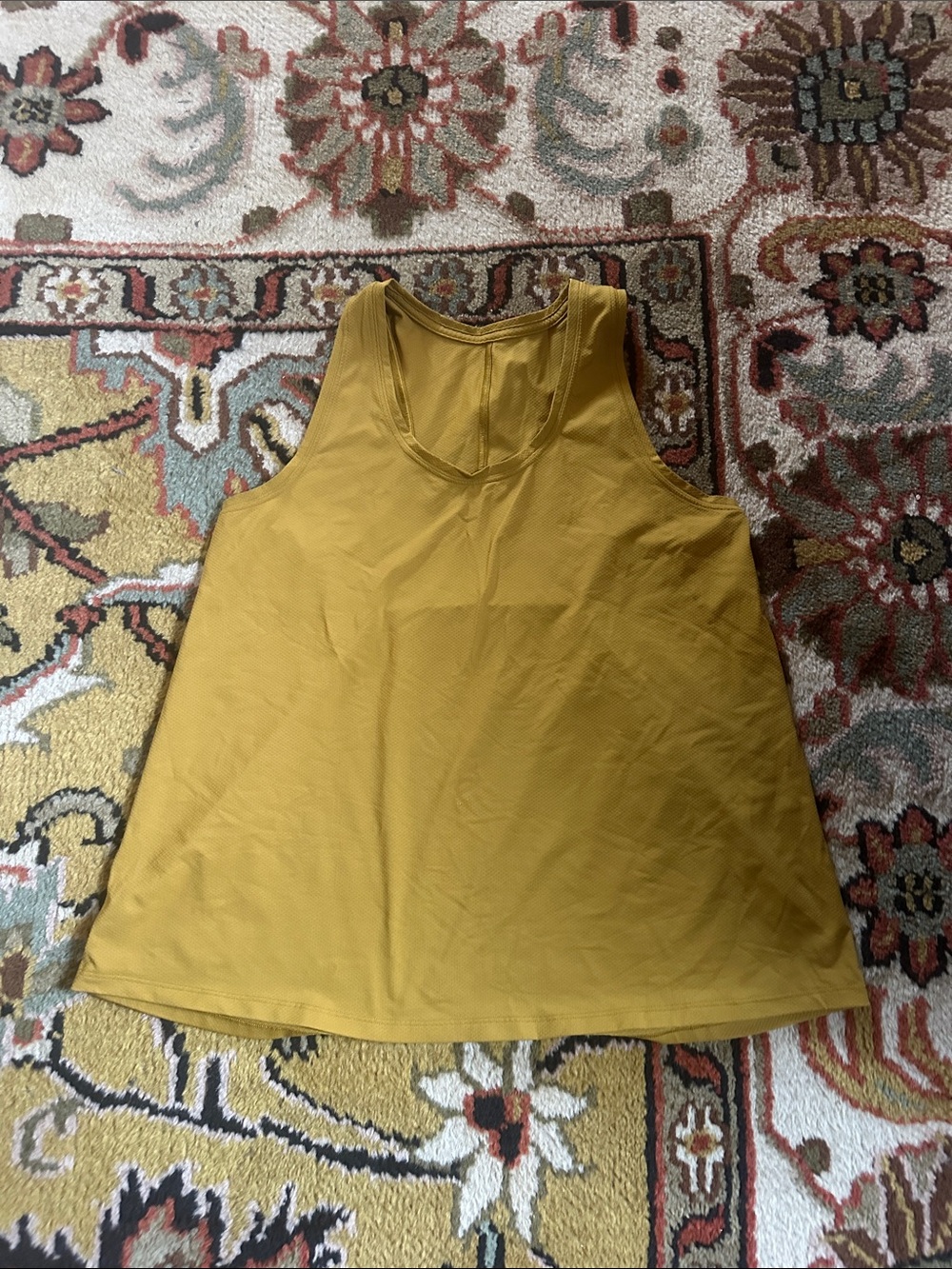Lululemon Women's Mustard Yellow Racerback Tank
